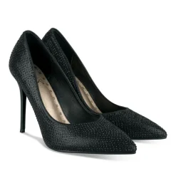 Escarpins Aiguille NOIR Femme Motif Uni A Enfiler