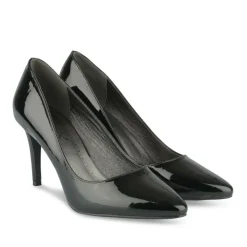 Escarpins Aiguille NOIR Femme Motif Uni A Enfiler