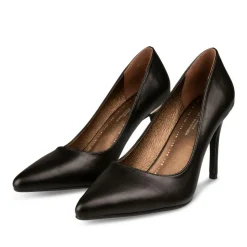 Escarpins Aiguille NOIR Femme Motif Uni A Enfiler