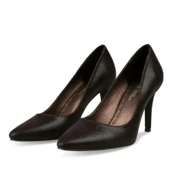 Escarpins Aiguille NOIR Femme Motif Uni A Enfiler