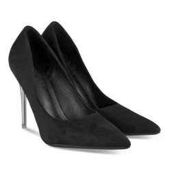Escarpins Aiguille NOIR Femme Motif Uni A Enfiler