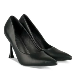 Escarpins Aiguille NOIR Femme Motif Uni A Enfiler