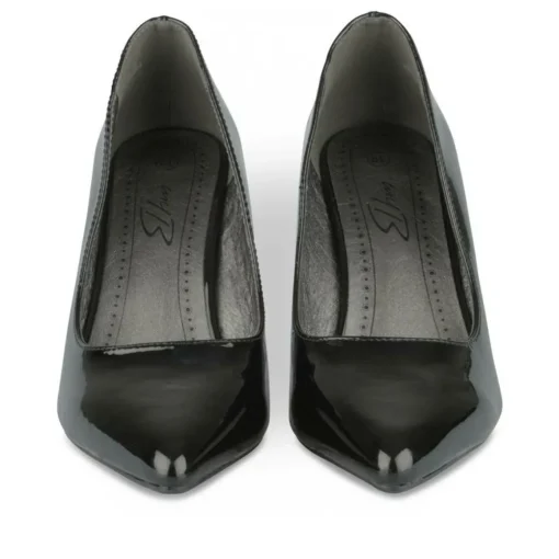 Escarpins Aiguille NOIR Femme Motif Uni A Enfiler