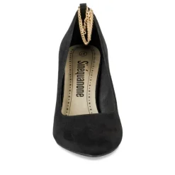 Escarpins Aiguille NOIR Femme Motif Uni Boucle