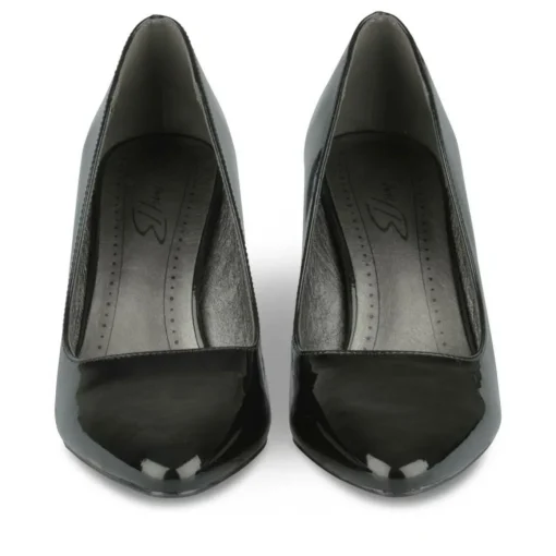 Escarpins Aiguille NOIR Femme Motif Uni A Enfiler