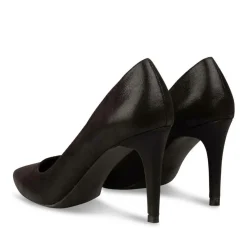 Escarpins Aiguille NOIR Femme Motif Uni A Enfiler