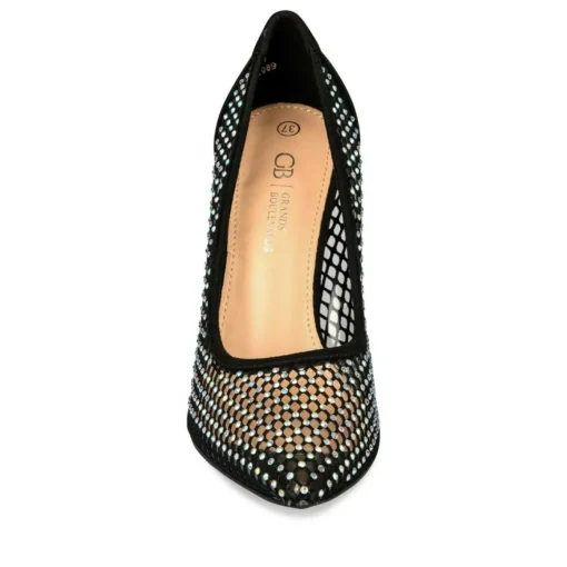 Escarpins Aiguille NOIR Femme Motif Uni