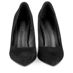 Escarpins Aiguille NOIR Femme Motif Uni A Enfiler