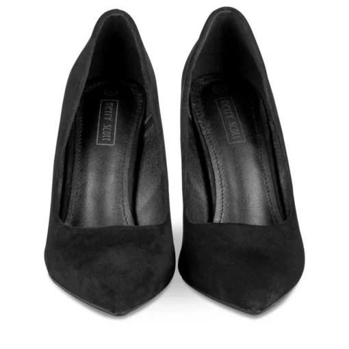 Escarpins Aiguille NOIR Femme Motif Uni A Enfiler