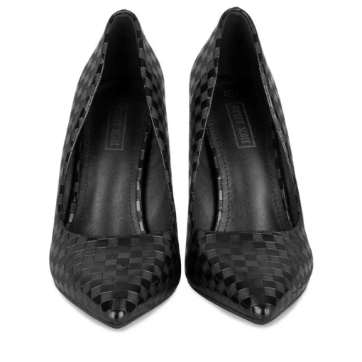 Escarpins Aiguille NOIR Femme Motif Uni A Enfiler