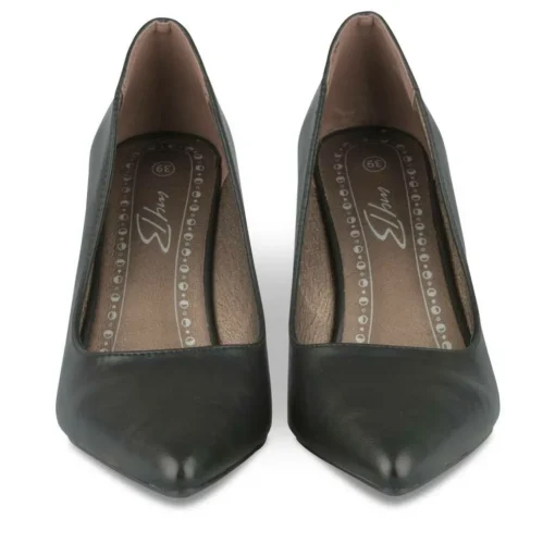 Escarpins Aiguille NOIR Femme Motif Uni A Enfiler