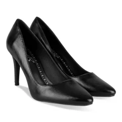 Escarpins Aiguille NOIR Femme Motif Vernis A Enfiler