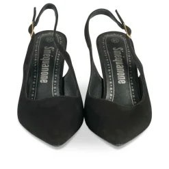 Escarpins Aiguille NOIR Femme Motif Uni Boucle