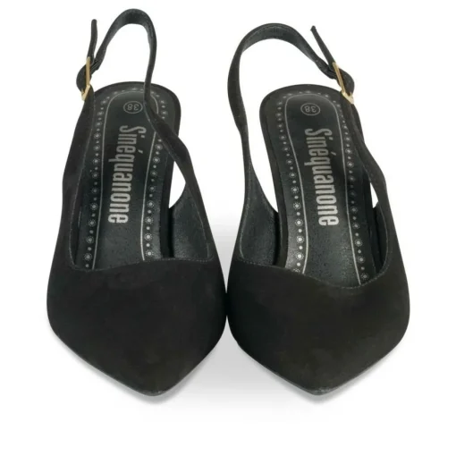 Escarpins Aiguille NOIR Femme Motif Uni Boucle
