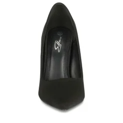 Escarpins Aiguille NOIR Femme Motif Uni A Enfiler