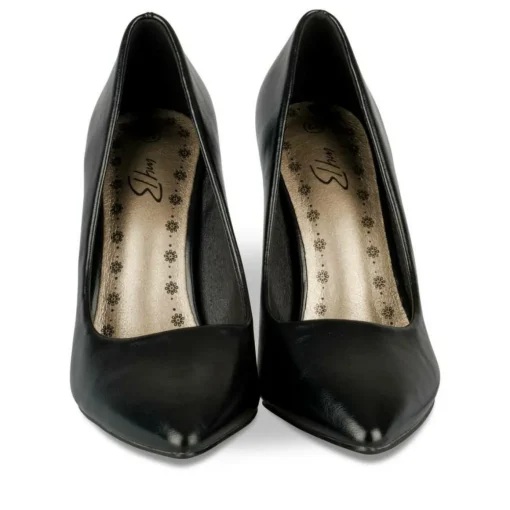 Escarpins Aiguille NOIR Femme Motif Uni A Enfiler