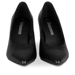 Escarpins Aiguille NOIR Femme Motif Uni A Enfiler