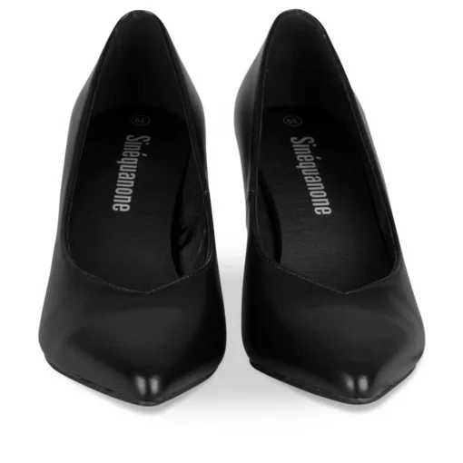 Escarpins Aiguille NOIR Femme Motif Uni A Enfiler