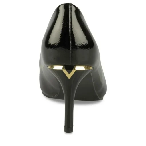 Escarpins Aiguille NOIR Femme Motif Uni A Enfiler