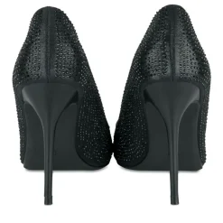 Escarpins Aiguille NOIR Femme Motif Uni A Enfiler