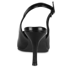 Escarpins Aiguille NOIR Femme Motif Vernis Boucle