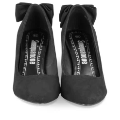 Escarpins Aiguille NOIR Femme Motif Paillettes A Enfiler
