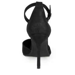 Escarpins Aiguille NOIR Femme Motif Paillettes Boucle