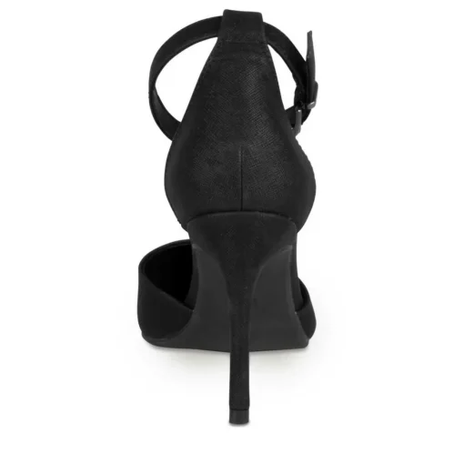 Escarpins Aiguille NOIR Femme Motif Paillettes Boucle