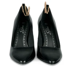 Escarpins Aiguille NOIR Femme Motif Uni A Enfiler
