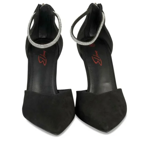 Escarpins Aiguille NOIR Femme Motif Uni Fermeture éclair