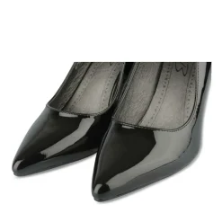 Escarpins Aiguille NOIR Femme Motif Uni A Enfiler