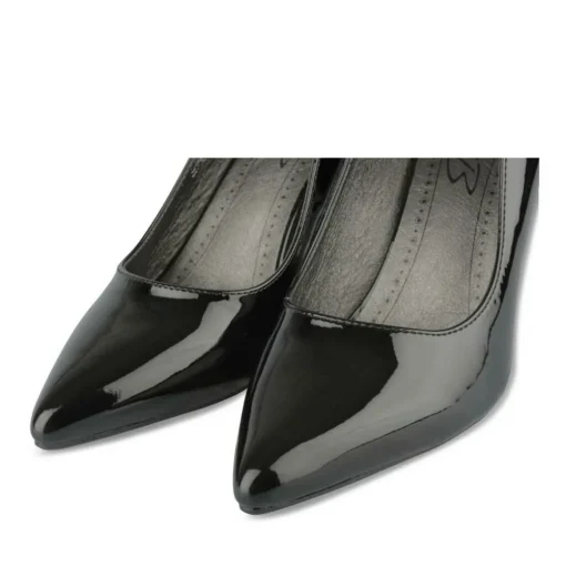 Escarpins Aiguille NOIR Femme Motif Uni A Enfiler