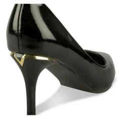 Escarpins Aiguille NOIR Femme Motif Uni A Enfiler