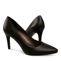 Escarpins Aiguille NOIR Femme Motif Uni A Enfiler