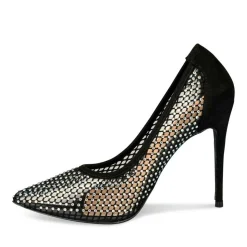 Escarpins Aiguille NOIR Femme Motif Uni