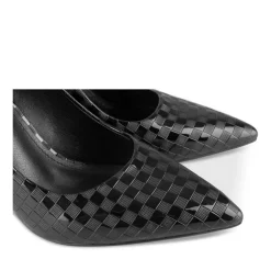 Escarpins Aiguille NOIR Femme Motif Uni A Enfiler