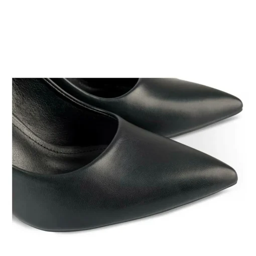 Escarpins Aiguille NOIR Femme Motif Uni A Enfiler