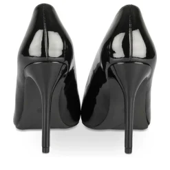 Escarpins Aiguille NOIR Femme Motif Vernis A Enfiler