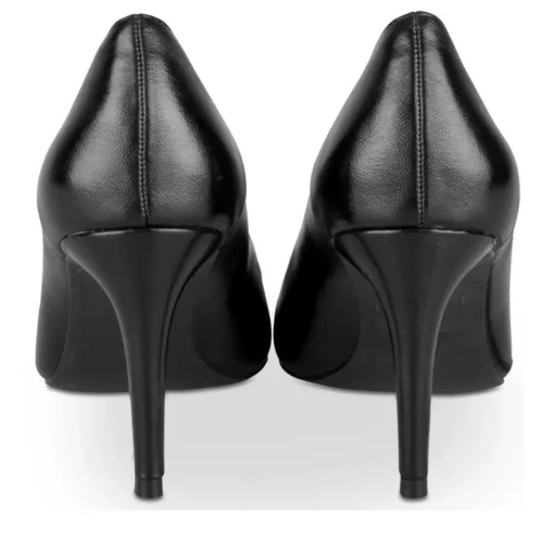 Escarpins Aiguille NOIR Femme Motif Vernis A Enfiler