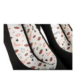 Escarpins Aiguille NOIR Femme Motif Uni A Enfiler