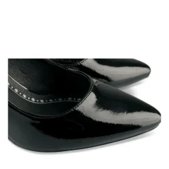 Escarpins Aiguille NOIR Femme Motif Uni A Enfiler