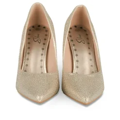 Escarpins Aiguille OR Femme Motif Uni A Enfiler