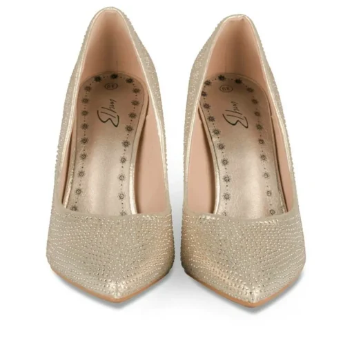 Escarpins Aiguille OR Femme Motif Uni A Enfiler