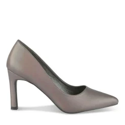 Escarpins Aiguille PEWTER Femme Motif Iridescent A Enfiler