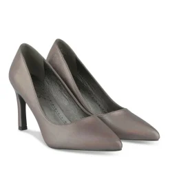 Escarpins Aiguille PEWTER Femme Motif Iridescent A Enfiler