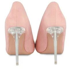 Escarpins Aiguille ROSE Femme Motif Uni A Enfiler