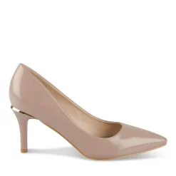 Escarpins Aiguille ROSE PALE Femme Motif Uni A Enfiler