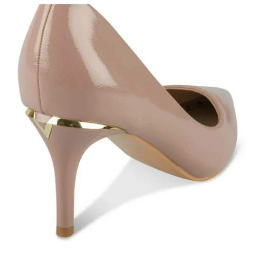 Escarpins Aiguille ROSE PALE Femme Motif Uni A Enfiler