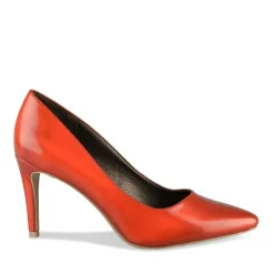 Escarpins Aiguille ROUGE Femme Motif Iridescent A Enfiler
