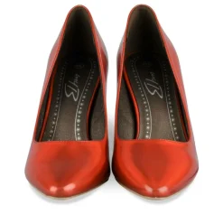 Escarpins Aiguille ROUGE Femme Motif Iridescent A Enfiler